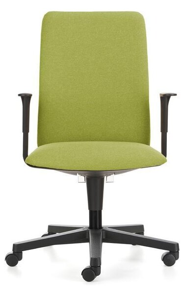 Kancelářská židle FLAP/B s područkami, zelená