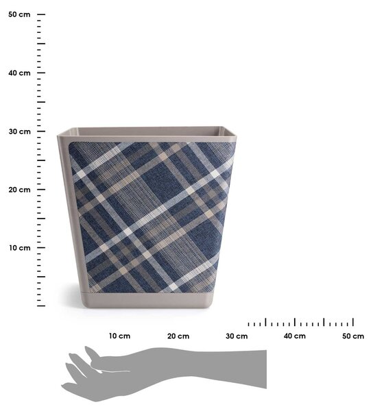 PLASTOVÝ KVĚTINÁČ PILEA TX1 30X30 CM VÍCEBAREVNÁ