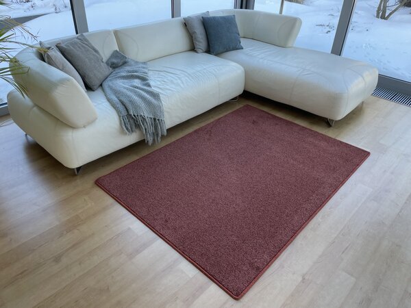 Vopi, Kusový koberec Capri terra, 50x80, oranžová, chodba / předsíň