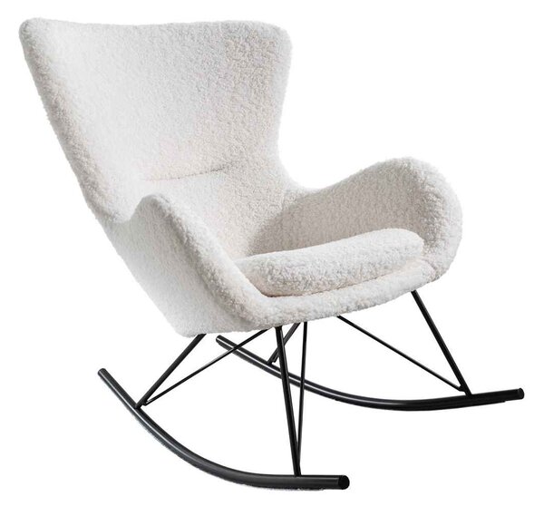 Designové houpací křeslo Sweden bílé