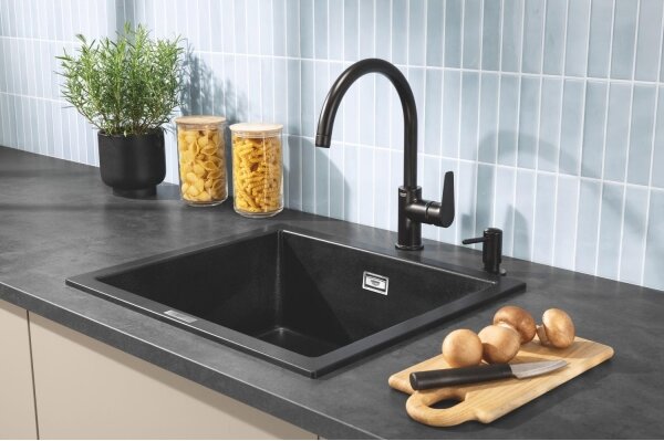 GROHE 1021652430 - Dávkovač tekutého mýdla CONTEMPORARY 500 ml černá