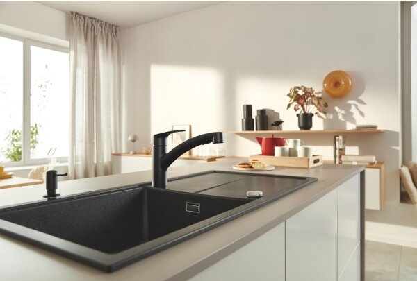 GROHE 1021652430 - Dávkovač tekutého mýdla CONTEMPORARY 500 ml černá