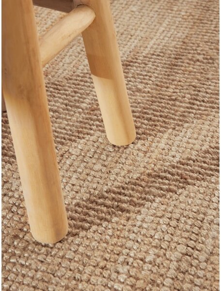 Jutový kulatý koberec v přírodní barvě ø 160 cm Bouclé Jaipur – Hanse Home