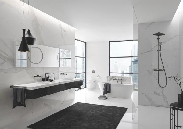 GROHE 40371AL1 - Držák na ručníky ESSENTIALS 439 mm grafit