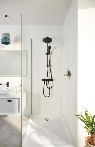 GROHE 266802431 - Sprchový systém VITALIO START SYSTEM 250 390 mm černá