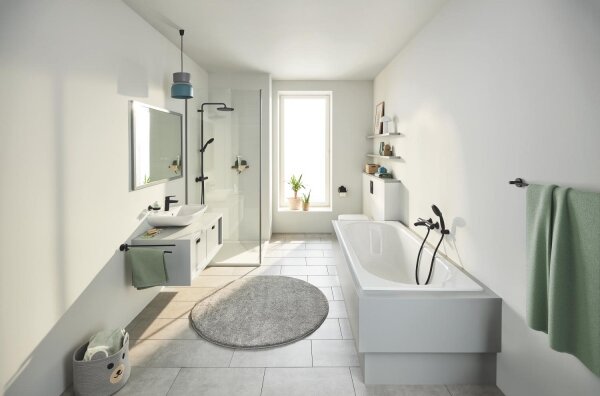 GROHE 411872430 - Držák na osušky START 854 mm černá
