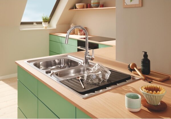 GROHE 40872K00 - Odkapávací deska 450 x 250 mm keramika/černá
