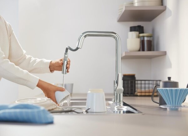 GROHE 30631000 - Dřezová baterie QUICKFIX START 362 mm lesklý chrom