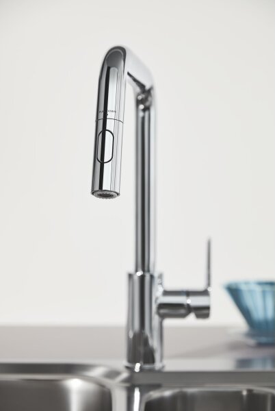 GROHE 30631000 - Dřezová baterie QUICKFIX START 362 mm lesklý chrom