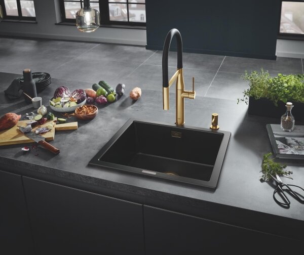 GROHE 40535GN0 - Dávkovač mýdla COSMOPOLITAN 500 ml zlatá