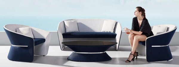 BOLD - 4 místná sedací souprava Exteriér | Luxusní zahradní nábytek | Bold