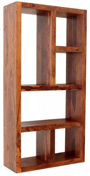 Knihovna Gani 90x180x35 z indického masivu palisandr