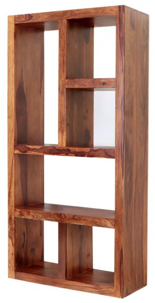 Knihovna Gani 90x180x35 z indického masivu palisandr