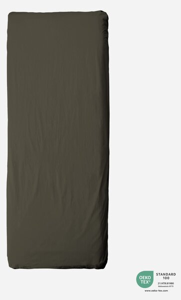 ByNORD Bavlněné prostěradlo Ingrid, Bark 270x160 cm