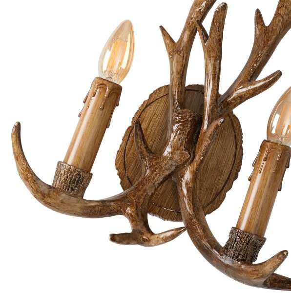 Brilagi - Nástěnné svítidlo DEER 2xE14/10W/230V paroží