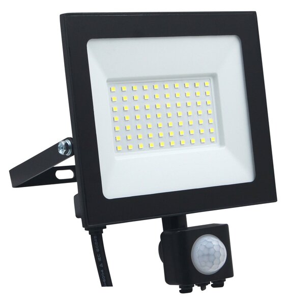 LED reflektor 50W s pohybovým a soumrakovým senzorem - 4500 lm, 4000K