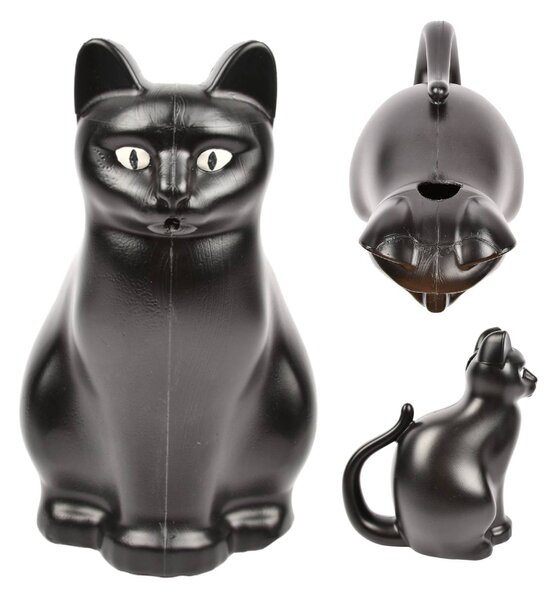 Dětská konev na zalévání Black Cat, 3,2 l, černá