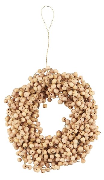 Korálkový věneček Wooden Beads Ø 13,5 cm