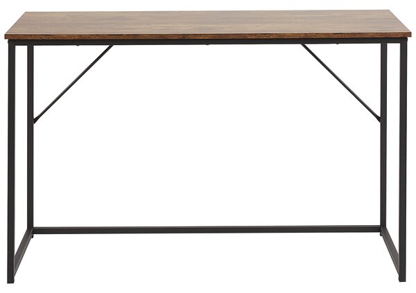 Pracovní stůl PEMBRO Tmavě hnědá 120 cm 55 cm