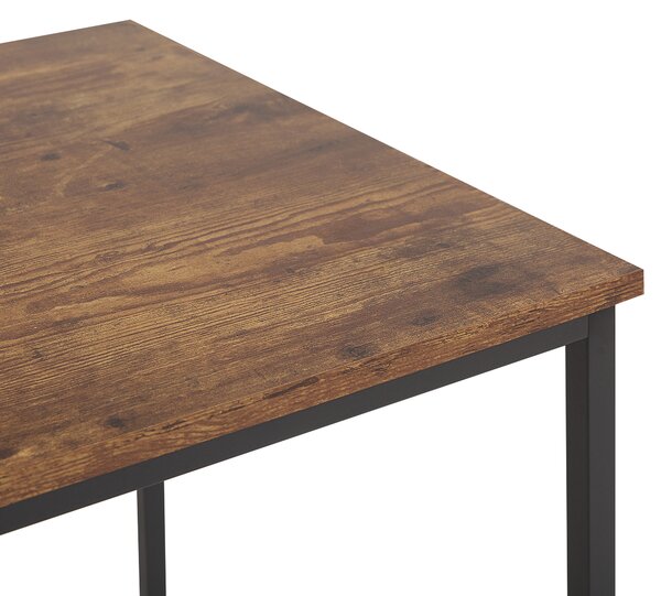 Pracovní stůl PEMBRO Tmavě hnědá 120 cm 55 cm
