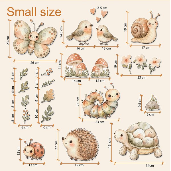 DUBLEZ | Dřevěné obrázky zvířátek - Kamarádi ze zahrady