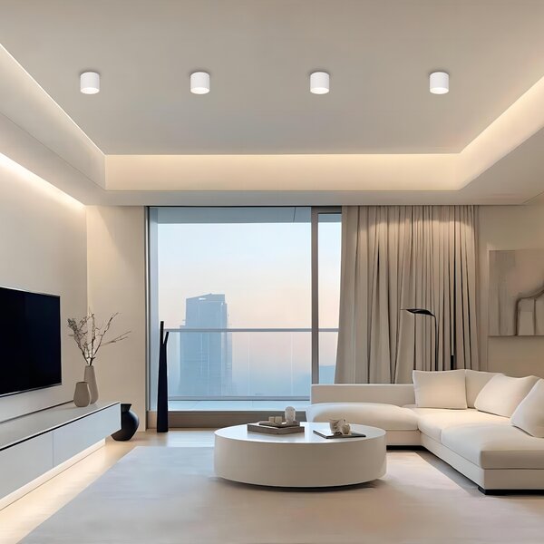 Light Prestige Kendal stropní světlo 1x7 W bílá LP63311SMLWH