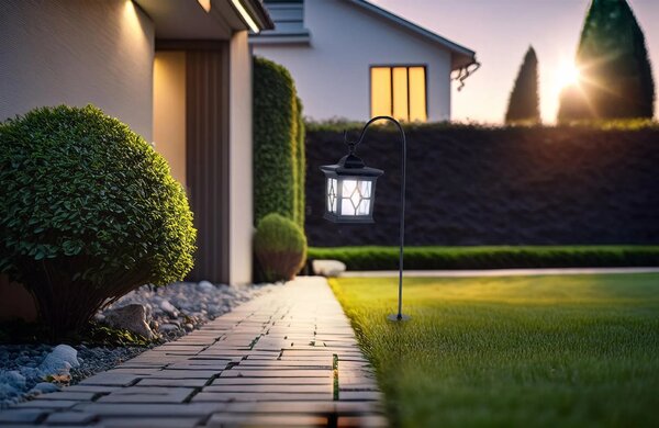 Globo Lighting Solar stojací lampa 1x0.06 W černá 33270