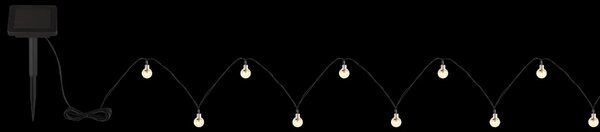 Globo Lighting Solar venkovní dekorační řetěz 1x0.06 W černá 36802-20