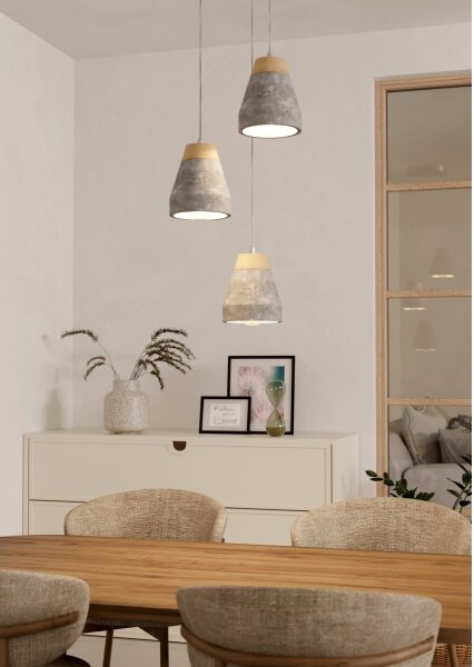 Eglo 95526 - Lustr TAREGA 3xE27/60W/230V