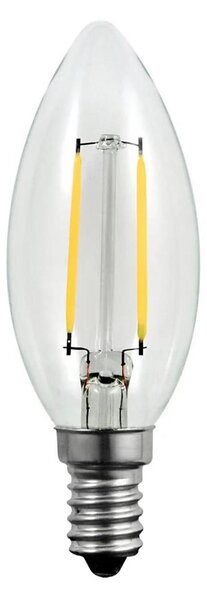 LED Žárovka FILAMENT C37 E14/2W/230V 3000K