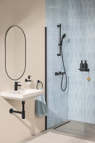 Grohe Vitalio Start 100 sprchová sada na stěnu černá 1062052431
