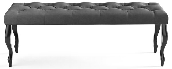 Lavice CHESTERFIELD 100x40 cm Grafit