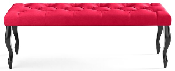 Lavice CHESTERFIELD 40x40 cm Červená