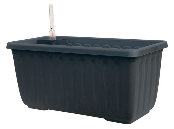 Plastia Samozavlažovací truhlík Siesta LUX 40x20x19 antracit