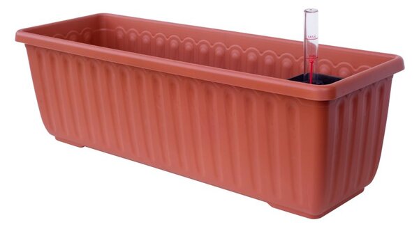 Plastia Samozavlažovací truhlík Siesta LUX 40x20x19 terakota
