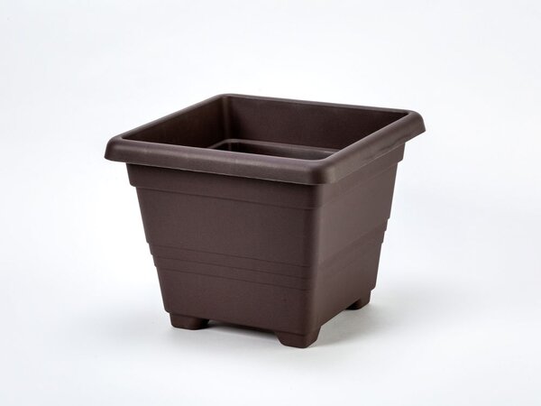 Plastia Květináč Begonia 30x30 čokoláda