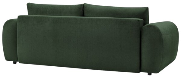 -25 % Dny MOMENTI– Bobochic Paris Zelená rozkládací pohovka Lucien 257 cm