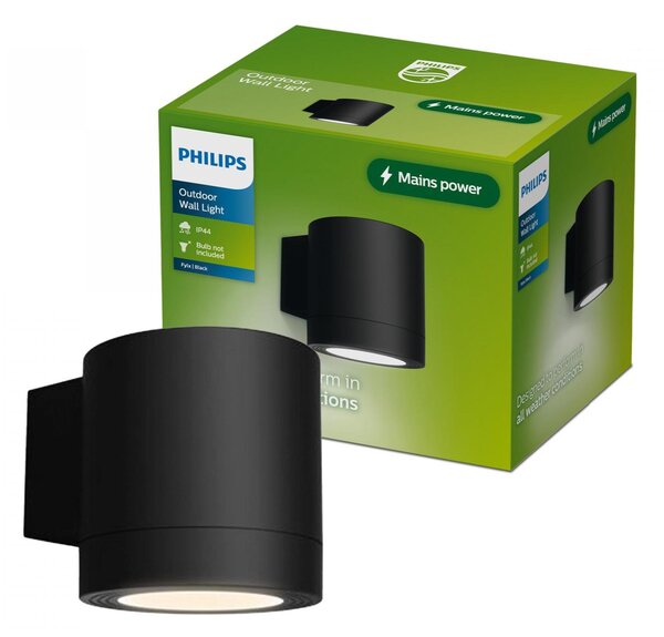 Philips Fylx nástěnné venkovní svítidlo Max 5W černé