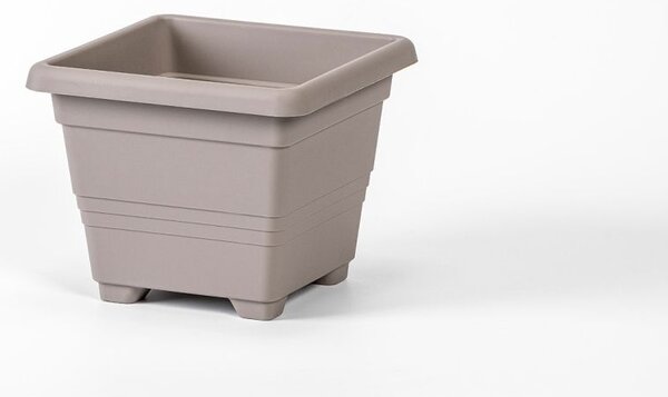 Plastia Květináč Begonia 30x30 taupe