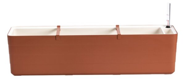 Plastia Samozavlažovací truhlík Berberis 80 cm terakota/slonová kost