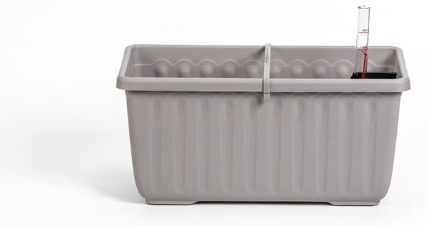 Plastia Samozavlažovací truhlík Siesta LUX 40x20x19 taupe