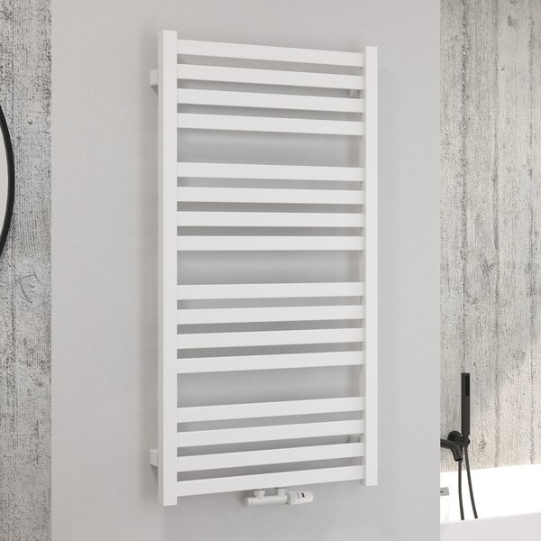Oltens Vanlig koupelnový radiátor žebříkový 96x50 cm bílá 55007000