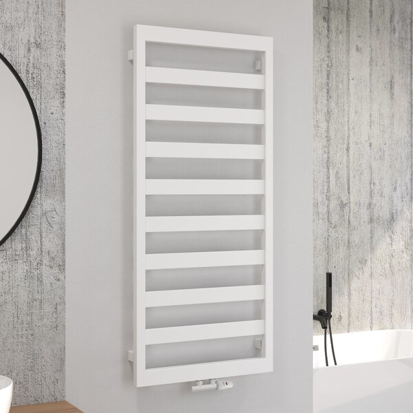 Oltens Benk koupelnový radiátor žebříkový 115x50 cm bílá 55005000
