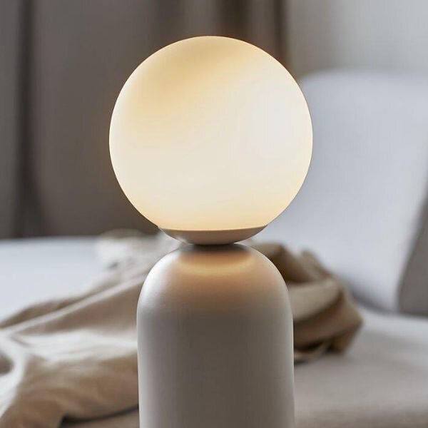 Nordlux Notti stolní lampa 1x40 W bílá-šedá 2011035010