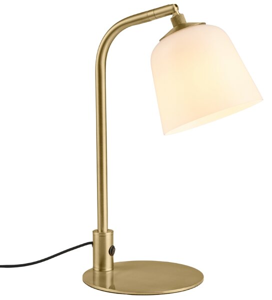 Halo Design Bílá skleněná stolní lampa Room 49 40 cm