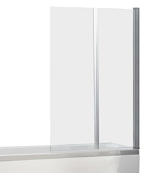 Oltens Fulla vanová zástěna 98 cm dvoudílný chrom lesk/čiré sklo 23204100