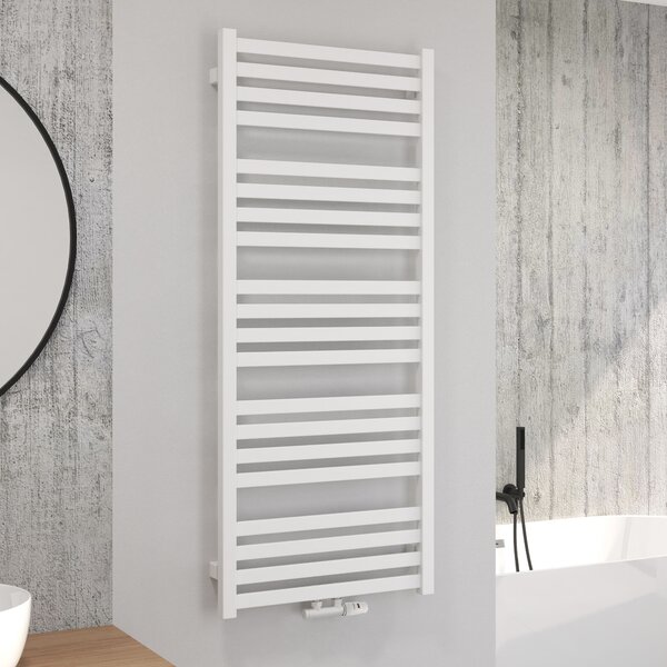 Oltens Vanlig koupelnový radiátor žebříkový 121x50 cm bílá 55008000