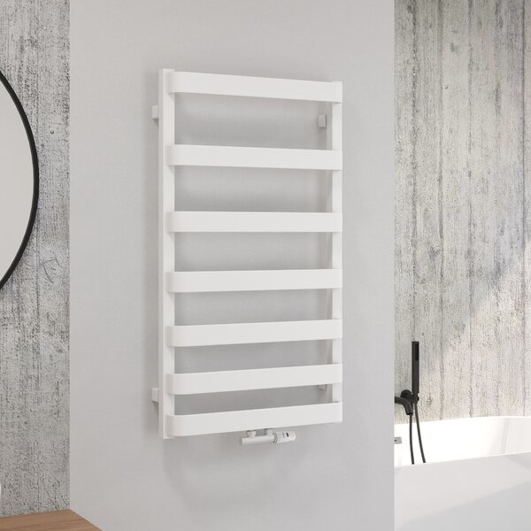 Oltens Varme koupelnový radiátor žebříkový 89.5x50 cm bílá 55000000