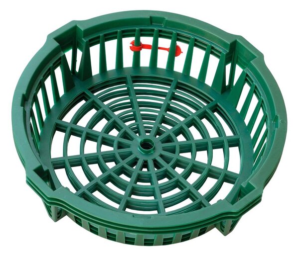 Plastia Košík na cibuloviny zelený d 22 cm. sada 3 ks