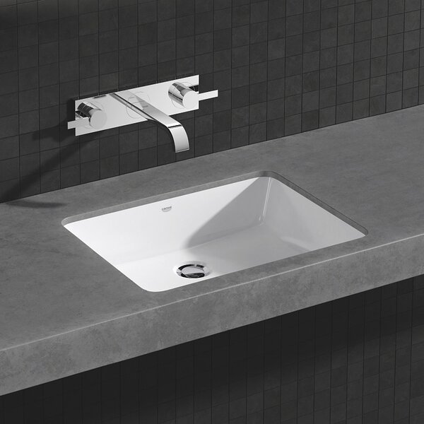 Grohe Cube Ceramic umyvadlo 50x38 cm obdélníkový pod pult bílá lesk 3948000H